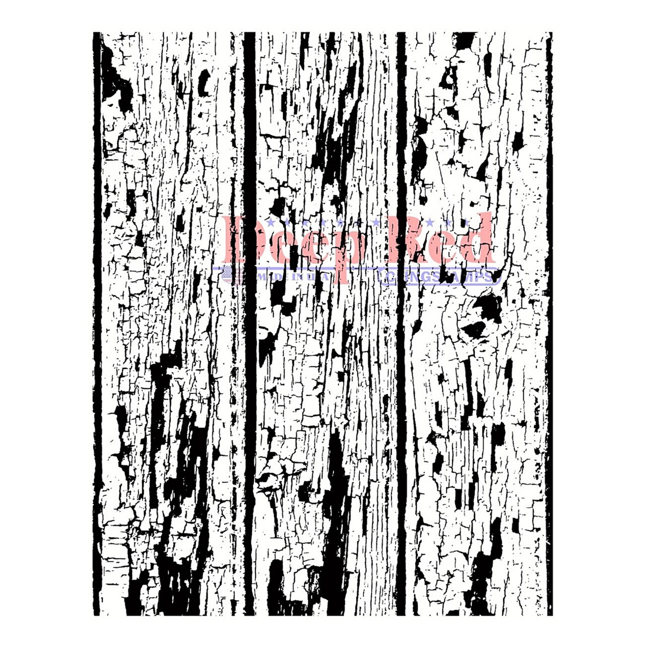 Deep Red Stamps Weathered Wall Background Rubber Cling Stamp 3.1 x 4.1 inches